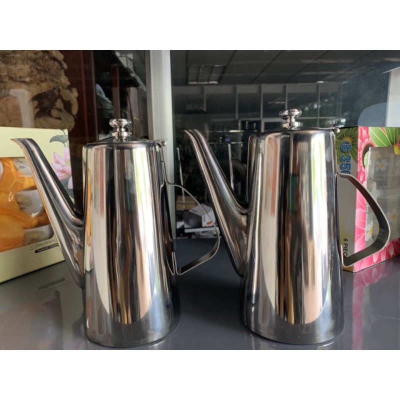 Bình Rót Trà, Cafe - 1.5 Lít INOX Cao Cấp