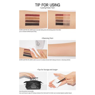 KẺ MẮT DẠ [3CE] SUPER SLIM PEN EYE LINER