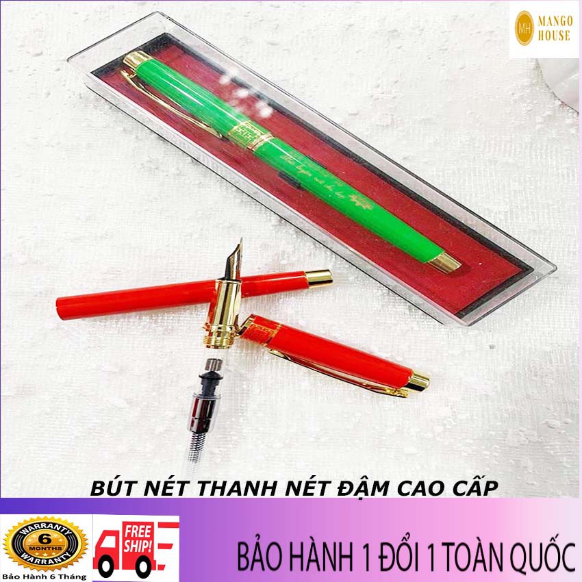 [Tặng 1 ngòi + hộp nhung] Bút máy luyện viết chữ đẹp Kim Thành cao cấp 30-nét thanh đậm, rõ nét-vietmay,butmuc