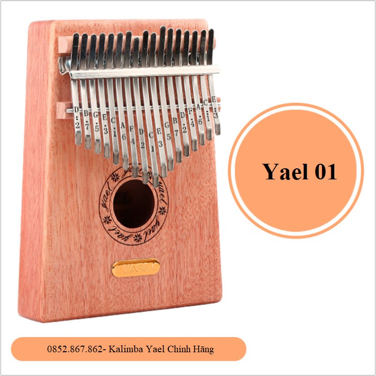 Đàn kalimba 17 phím YAEL -Cao cấp đủ phụ kiện âm vang phím chuẩn đủ mẫu YAEL0215-IM20