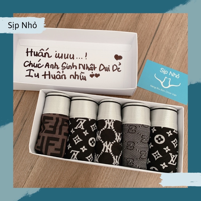 QUẦN SỊP NAM cute set 5c( được chọn mẫu)