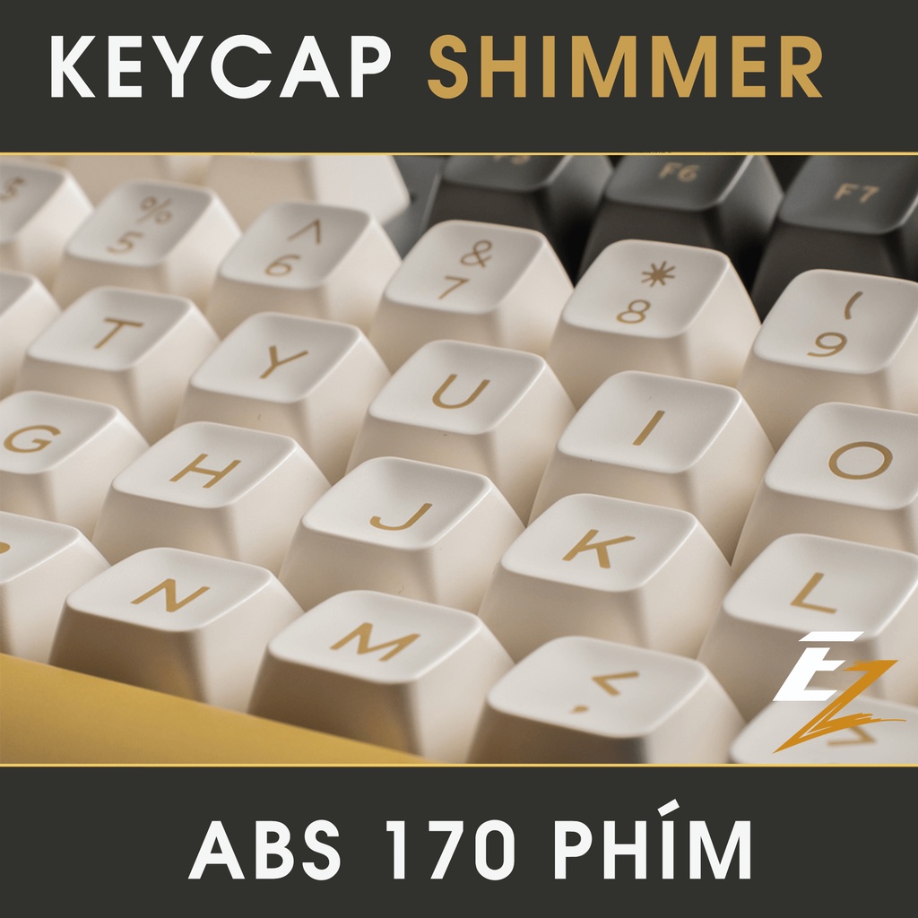 Keycap Cho Bàn Phím Cơ Aifei Shimmer SA Profile ABS 170 Phím | EZPC