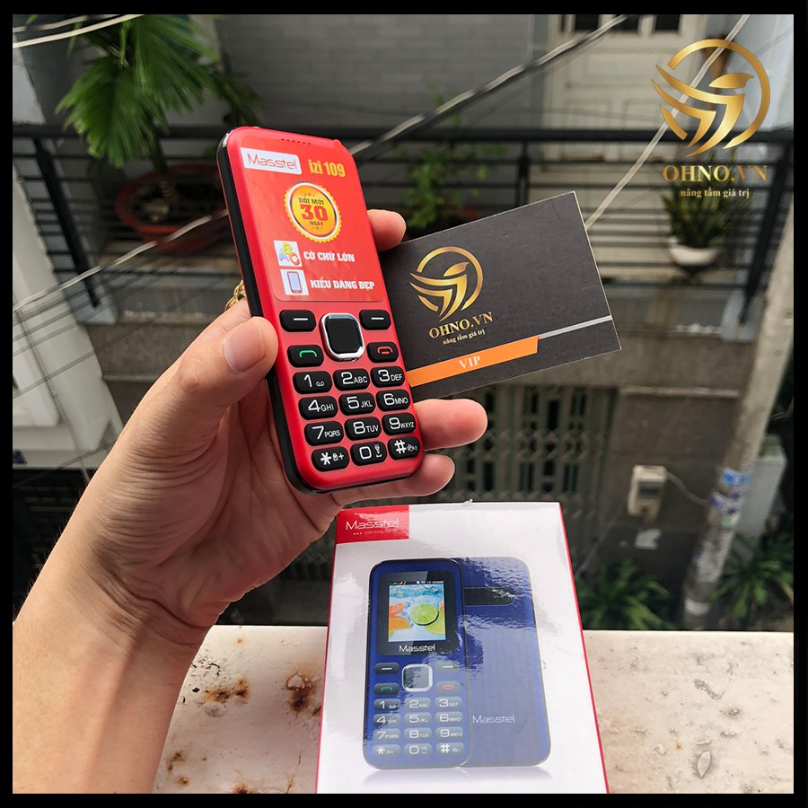 Điện Thoại Cục Gạch MASSTEL IZI 109 Điện Thoại 2 Sim Loa To Pin Trâu FULLBOX - OHNO Việt Nam | BigBuy360 - bigbuy360.vn
