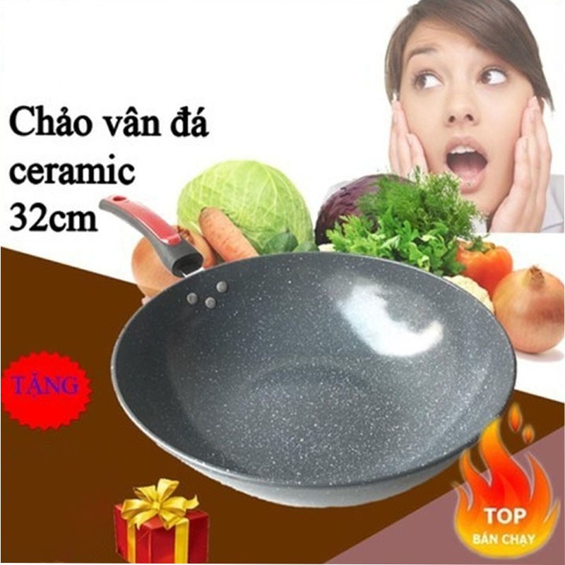 Chào Đá Chống Dính Size 32cm [Hàng Chính Hãng]