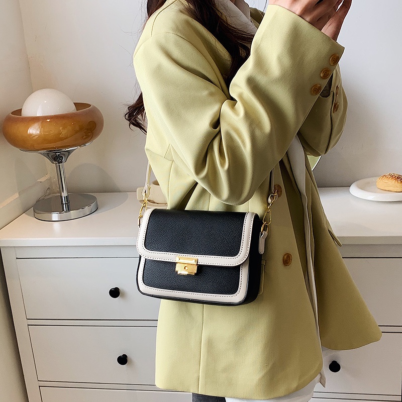 Túi Đeo Vai Màu Sắc Tương Phản Thời Trang Cho Nữ