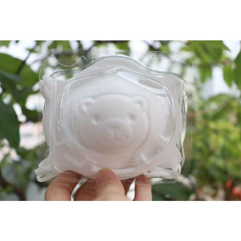 Một Thùng khẩu trang 3D gấu cho bé - Noppi Mask