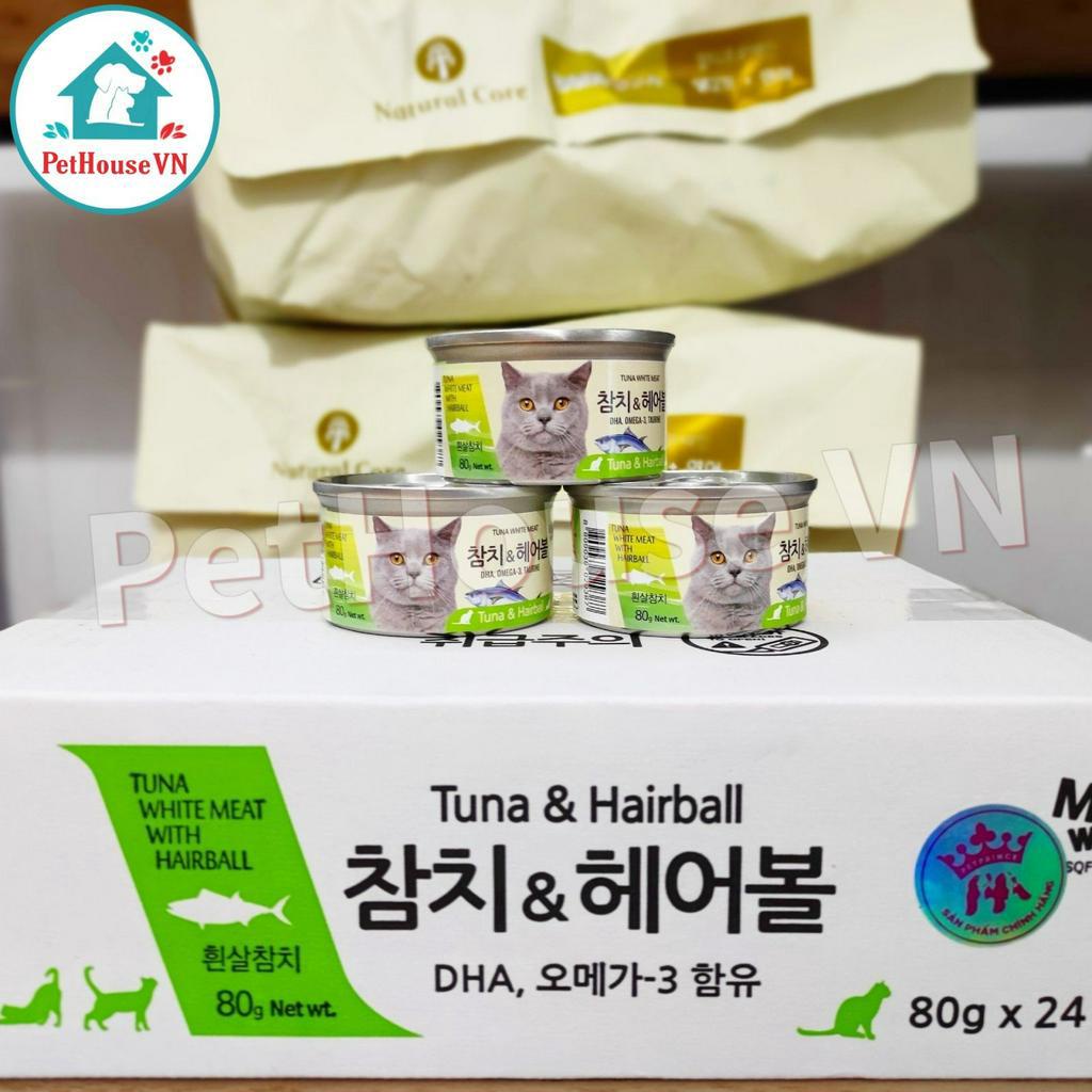 Thùng 24 Lon Pate MEOWOW Mix Đủ 6 Vị Cá Ngừ Trắng Nguyên Miếng Dành Cho Mèo Nhập Khẩu Hàn Quốc
