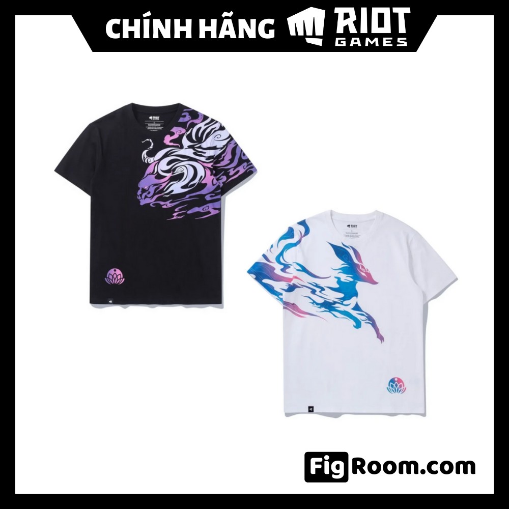 Áo phông Thresh & Ahri dòng Hoa Linh Lục Địa - Spirit Blossom Tee - Chính hãng Riot Games