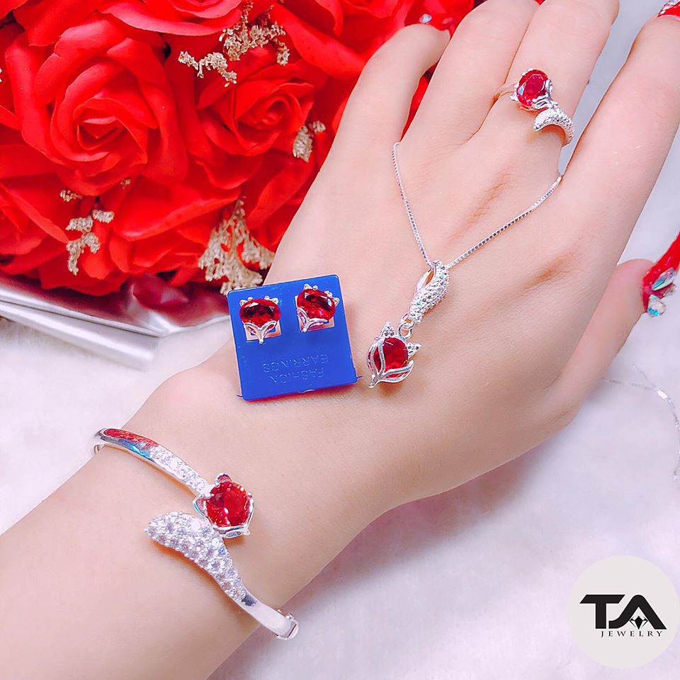 Bộ trang sức hồ ly bạc ta phong thủy - TAJEWELRY