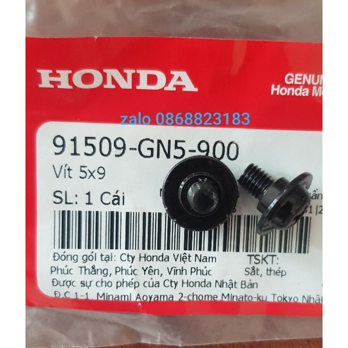 Vít bắt đồng hồ xe Dream 5x9mm Honda