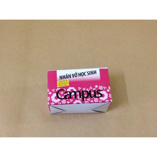 Nhãn Vở Campus - FLOWER (Hộp 100 túi)