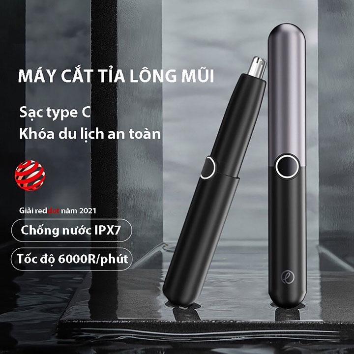 Máy Cắt Tỉa Lông Mũi ENCHEN Mocha N IPX7 Chống Thấm Nước