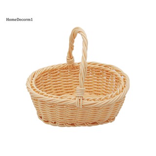 Giỏ hoa đan mây trang trí tiệc