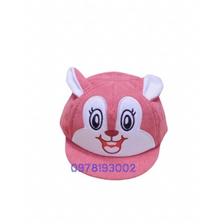 Nón kết tai thỏ bé gái xinh xắn (Hồng)