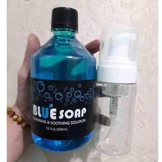 Nước lau mực xăm blue soap 500ml