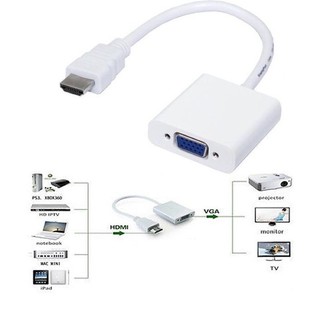 Cáp HDMI to VGA (cáp chuyển cổng HDMI sang cổng VGA)