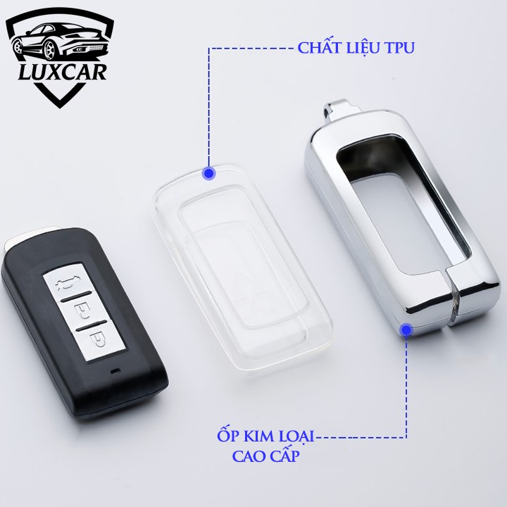 Ốp khóa hợp kim TPU cao cấp MITSUBISHI (XPANDER, ATTRAGE, TRITON, OUTLANDER)