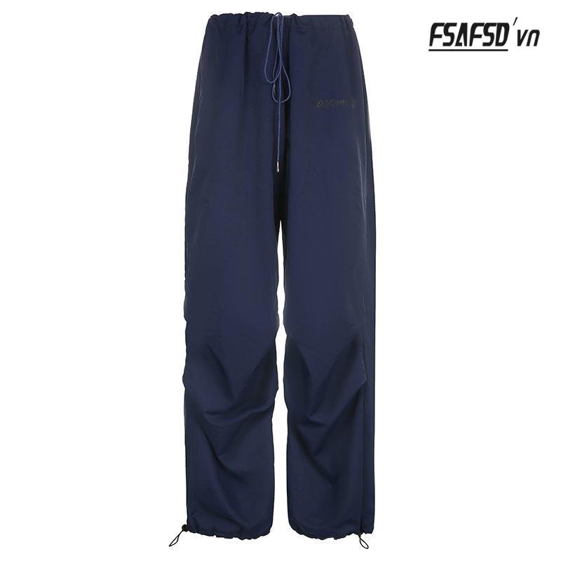 Quần Dài Ống Rộng Phong Cách Hip Hop Cá Tính Cho Nữ