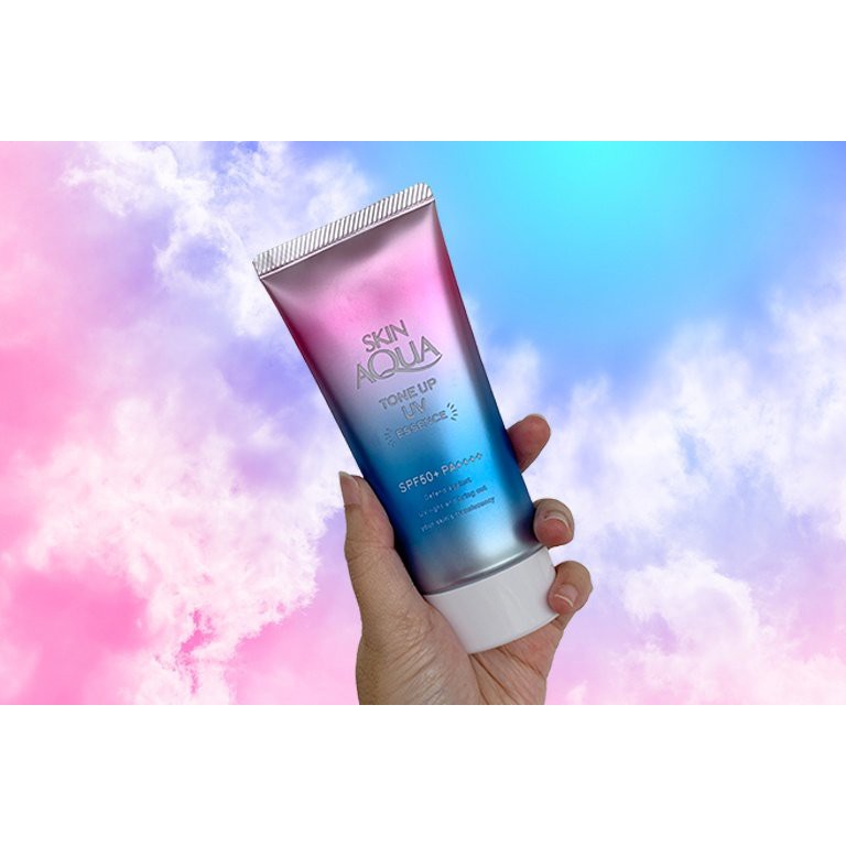 [Chính hãng][Có sẵn]Kem Chống Nắng Skin Aqua Tone Up UV Essence Tím 80g (Nội Địa)