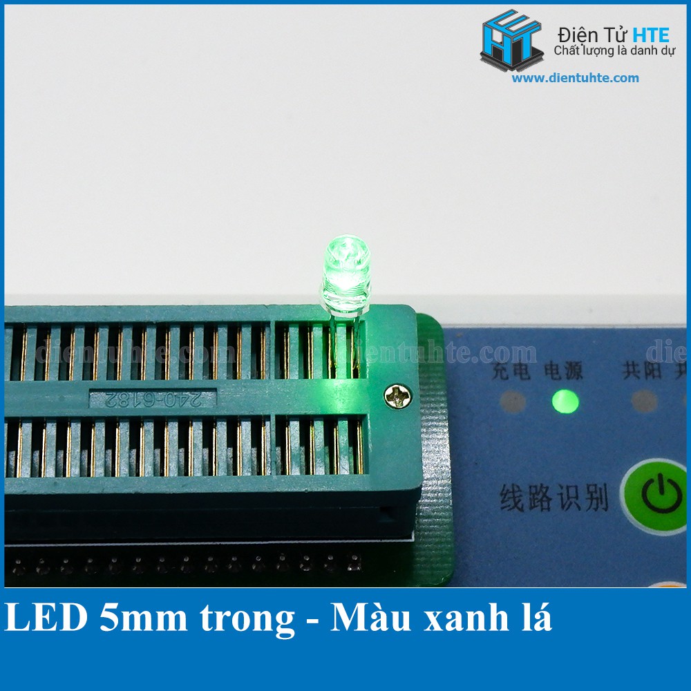 Gói 10 bóng LED đơn 5mm trong các màu [HTE Quy Nhơn CN2]