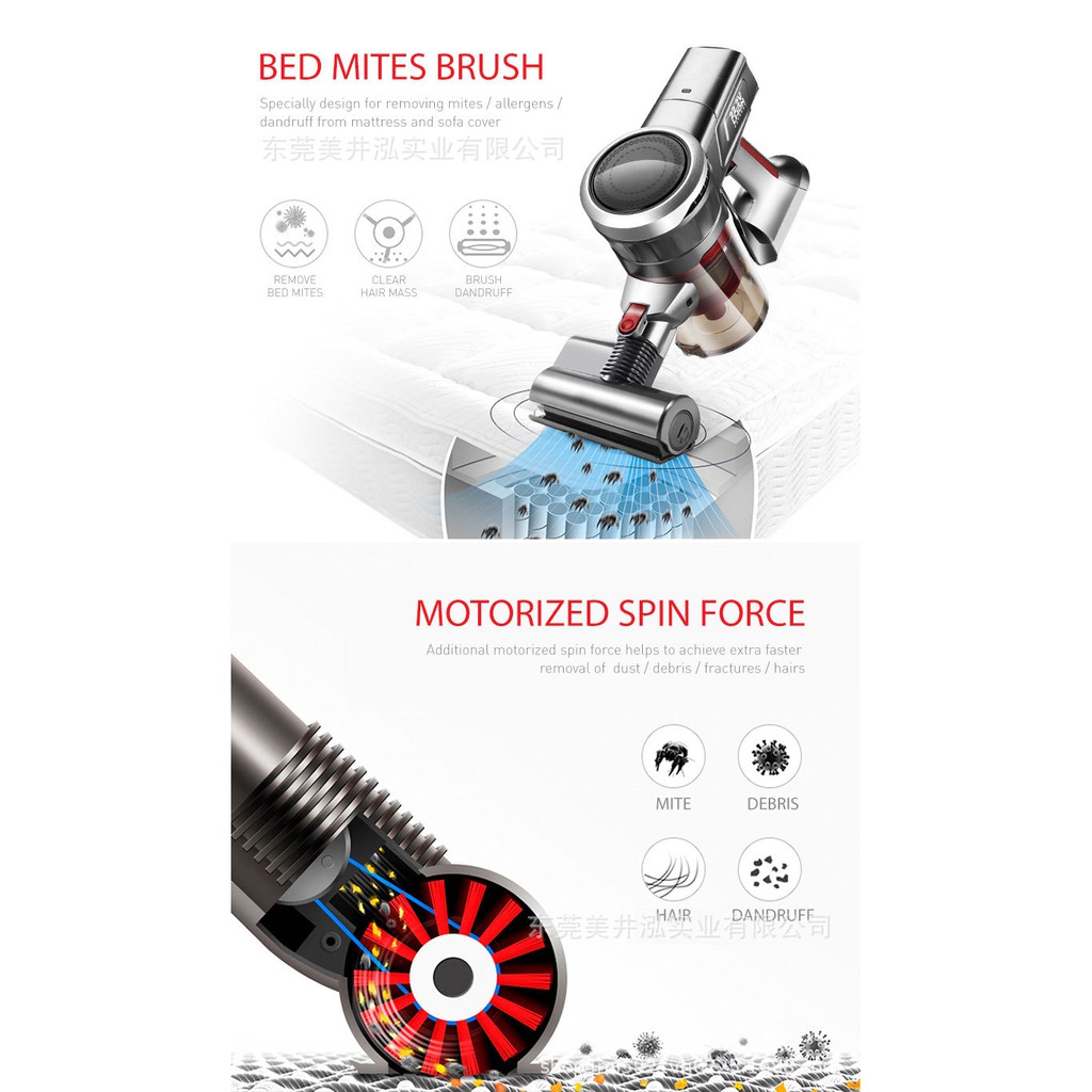 Máy Hút Bụi Cầm Tay Không Dây Airbot Supersonics Gia Đình Pin Sạc Rời Mini May Hut Bui Giường Đệm Nệm Xe Hơi Ô Tô | BigBuy360 - bigbuy360.vn