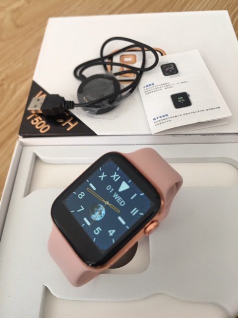 Đồng Hồ Thông Minh T500 Seri 5 Thay Dây Được. Kết Nối Bluetooth , Size 44mm, Chống Nước IP67