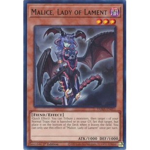 Thẻ Bài Yugioh Malice, Lady of Lament - TAMA-EN051 - Rare 1st Edition