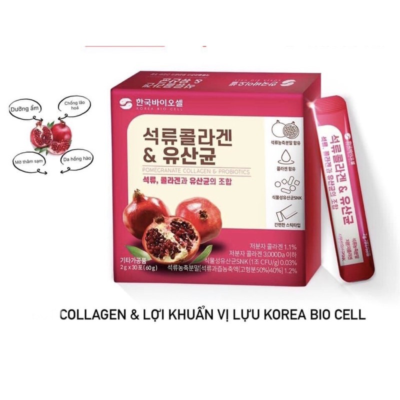 Serum Lựu đỏ COLLAGEN & Probiotic