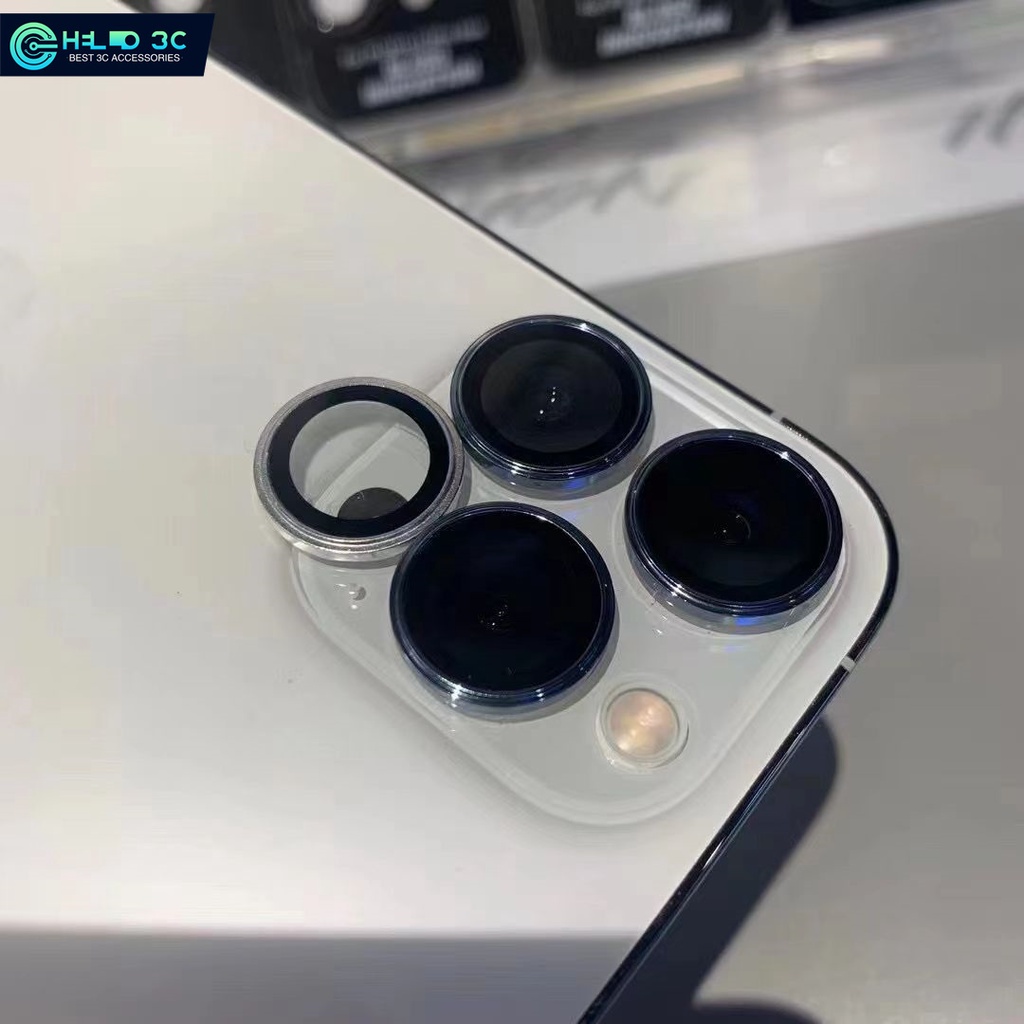 Blueo miếng dán bảo vệ camera PVD cho iphone 13/14/15 bằng thép không gỉ cho iphone 15 pro max Bảo vệ máy ảnh