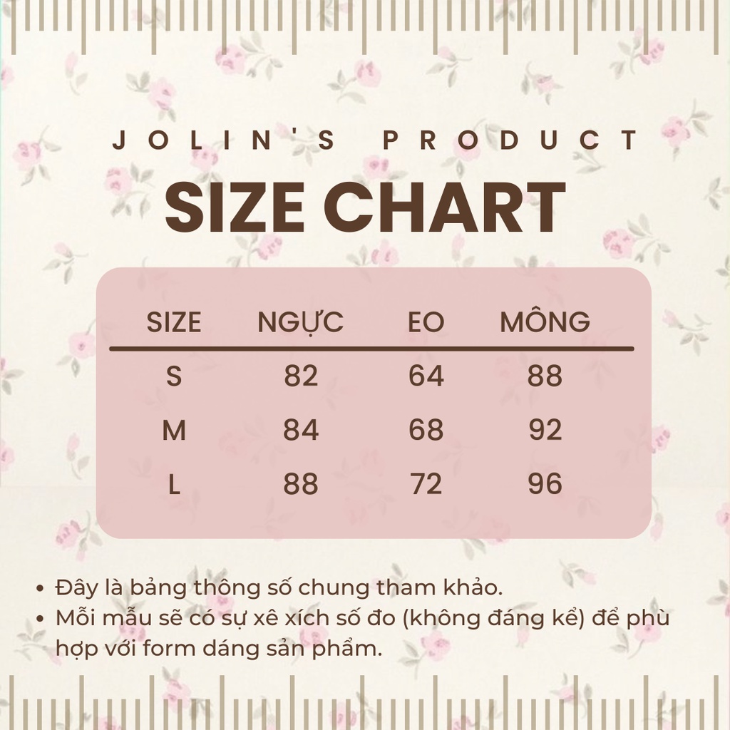 JOLIN | Áo thun gân ba lỗ co giãn dáng dài nhiều màu sắc