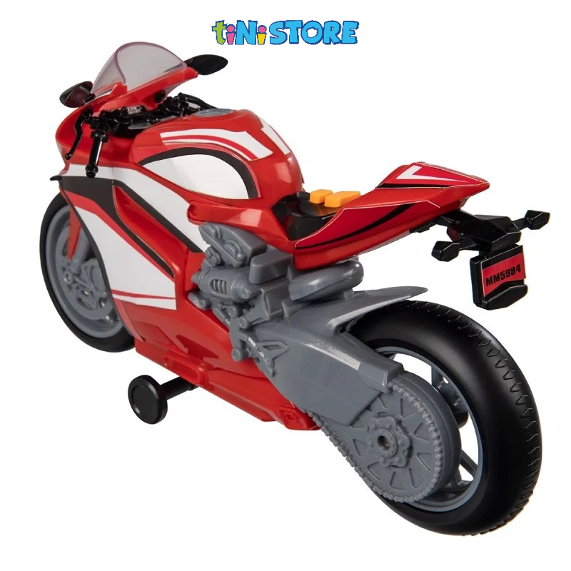 Đồ chơi Teamsterz xe đua mô tô màu xanh đỏ có âm thanh và đèn TEAMSTERZ 1416881.00