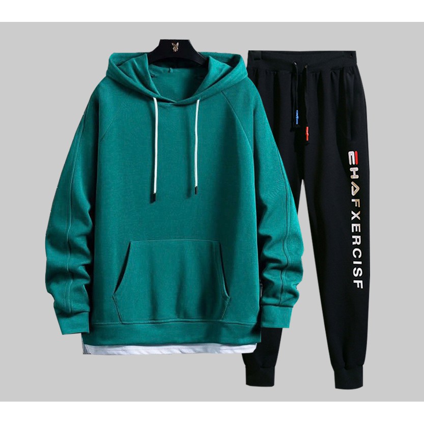 Bộ Quần Áo Nam Áo Hoodie Nỉ Trơn Quần Jogger Phong Cách Thể Thao Thời Trang Zenkonu TOP NAM 1000129 + QUAN NAM 1000069 2