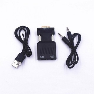 Bộ Chuyển Đổi VGA Sang HDMI có AV - Tặng Dây HDMI 1,5M ( FULL 1080)