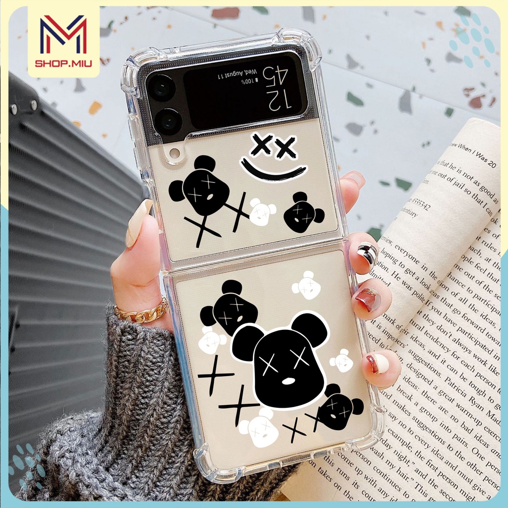 Ốp in GV Samsung Galaxy Z Flip4 5G / Z Flip 4 / Z Flip3 5G / Z Flip 3 trong suốt mẫu dễ thương