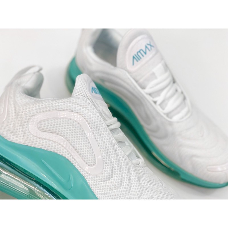 Giày Air Max 720 nam nữ cao cấp nhẹ bền êm gym thể thao (trắng xanh)