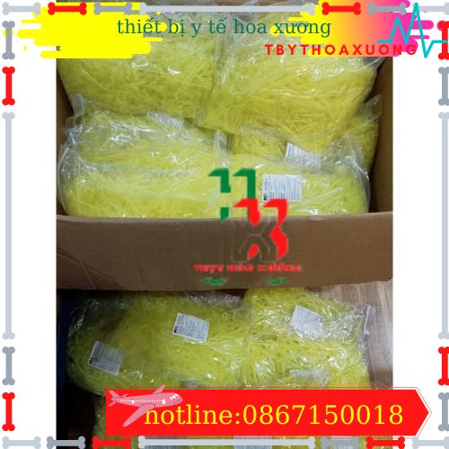 [ Combo 50 túi ] Đầu Côn Vàng Thường Không Khía 200ul Dùng Thí Nghiệm Cho Gilson Pipette Túi 1000 Cái