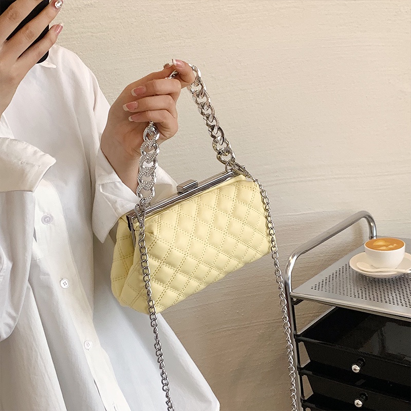 IELGY Túi Đeo Chéo Đính Đá Phong Cách Thời Trang Đơn Giản Dành Cho Nữ