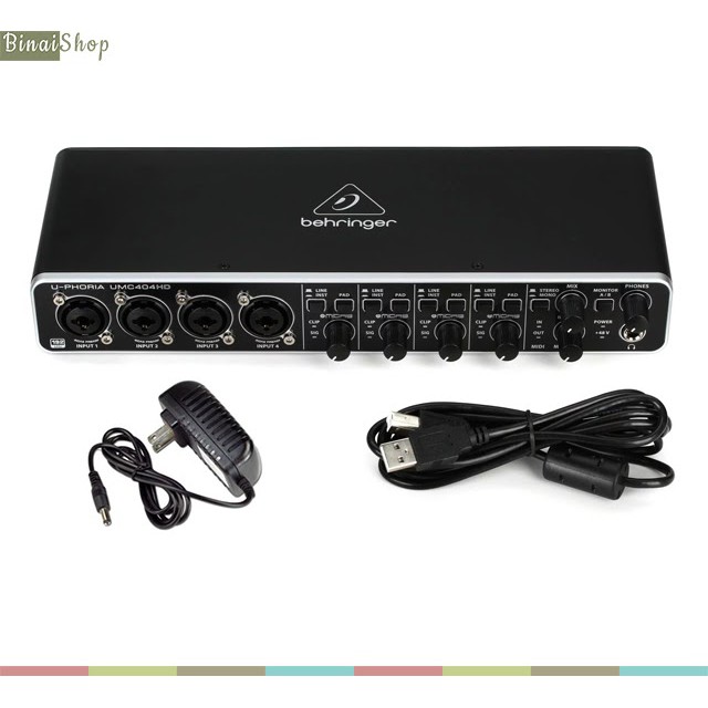 Sound card thu âm chuyên nghiệp Behringer Uphoria UMC404HD