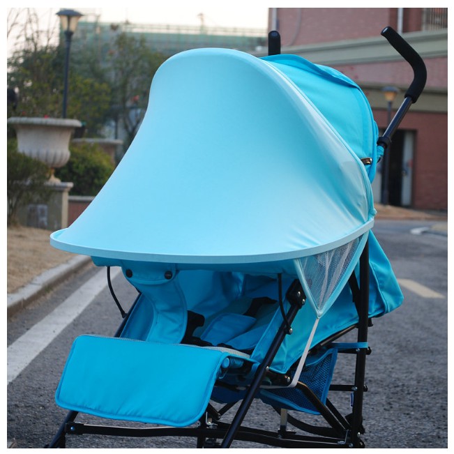 Mái che xe đẩy chống tia cực tím, mái vòm che nắng mưa gắn xe đẩy cho bé