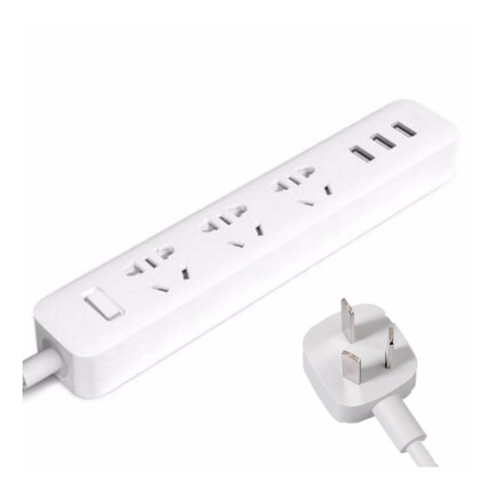 Ổ Cắm Điện 3 Cổng 3 USB Xiaomi Power Strip - Ổ cắm Xiaomi 2 cổng 2 USB