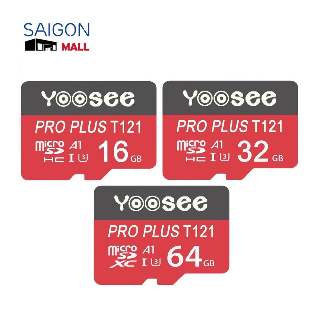 Thẻ nhớ microSDHC Yoosee Pro Plus 32GB A1 U3 4K R95MB/s W45MB/s (Đỏ) - chuyên camera và điện thoại | BigBuy360 - bigbuy360.vn