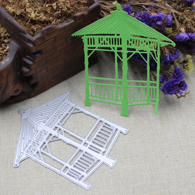 Khuôn Cắt Giấy Bằng Thép Không Gỉ Tạo Họa Tiết Nổi Dùng Trang Trí Thiệp / Scrapbook