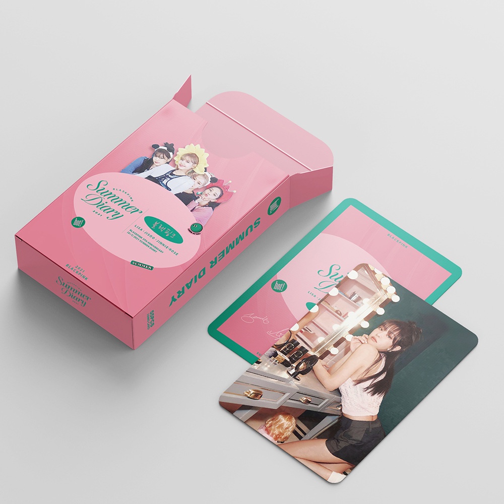 Bộ 54 Ảnh Thẻ Lomo Nhóm Nhạc Blackpink Dùng Để Sưu Tầm