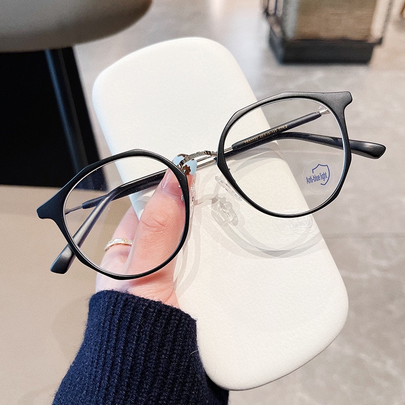 Kính cận VIENDO gọng vuông tròng đổi màu chống ánh sánh xanh tia UV phong cách Hàn Quốc có cắt theo yêu cầu