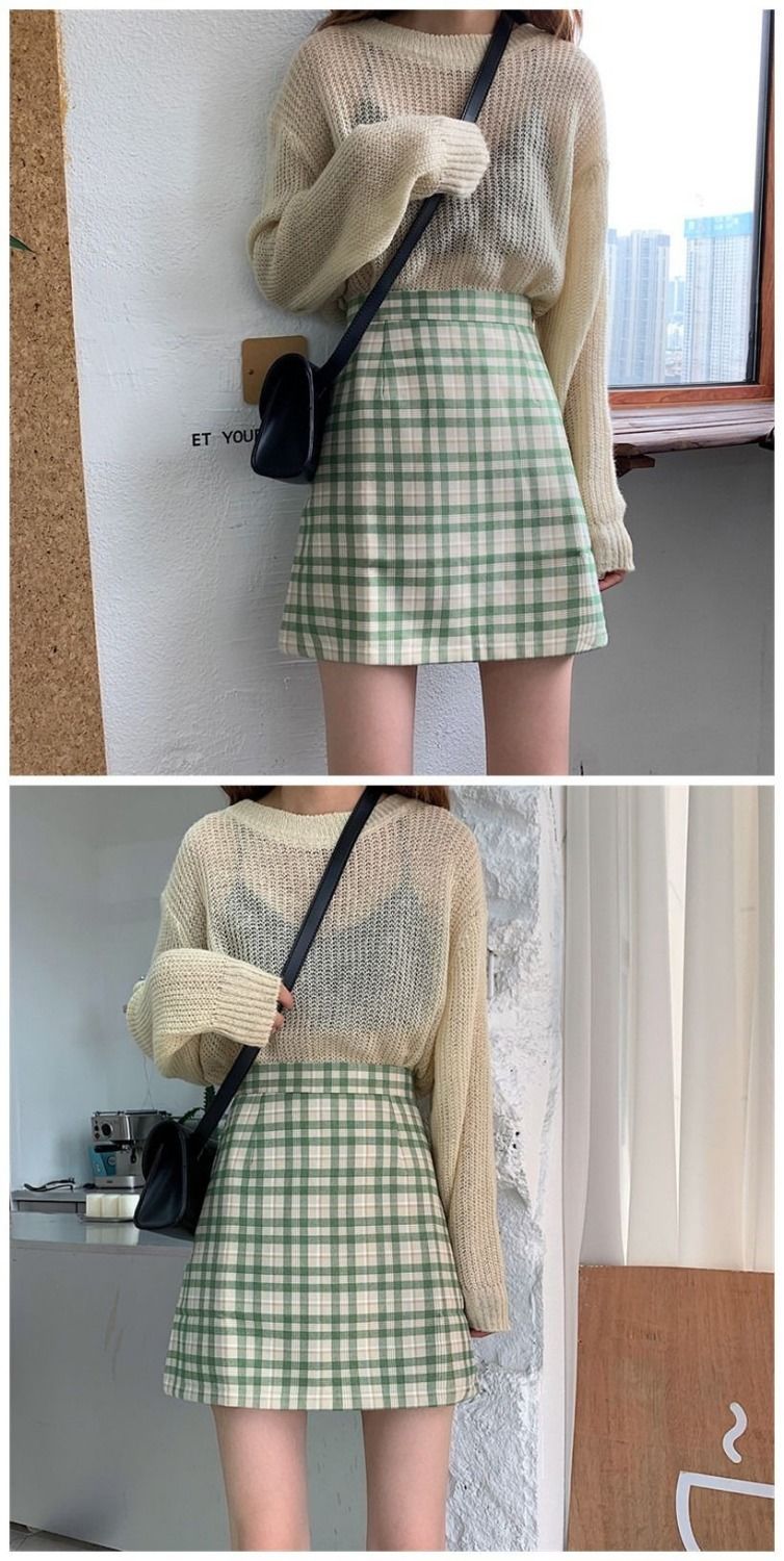 (48Shipping) Váy Ngắn Lưng Cao Plus Size Cho Nữ