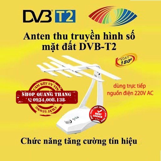 Anten Kỹ Thuật Số DVB T2 Model TB105 KD 2 mét
