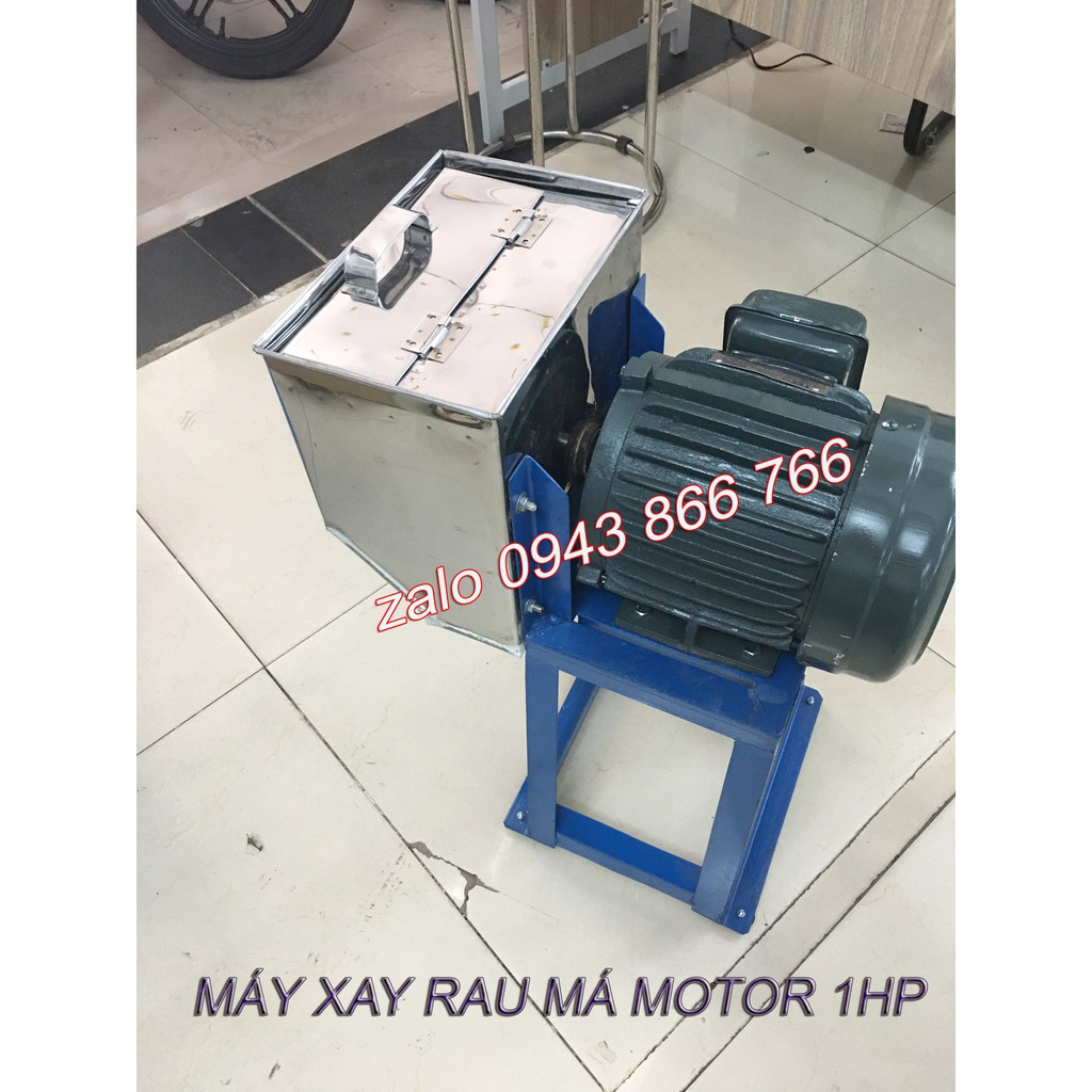 MÁY XAY RAU MÁ - XAY LÁ DỨA MOTOR 1 NGỰA