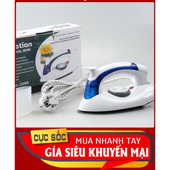 Bàn Là Hơi Nước Cầm Tay Mini Gấp Gọn Tiện Lợi