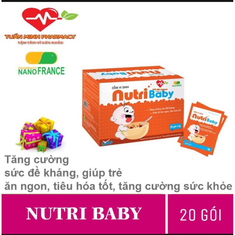 Nutri Baby - Tăng cường sức đề kháng, giúp trẻ ăn ngon, tiêu hóa tốt