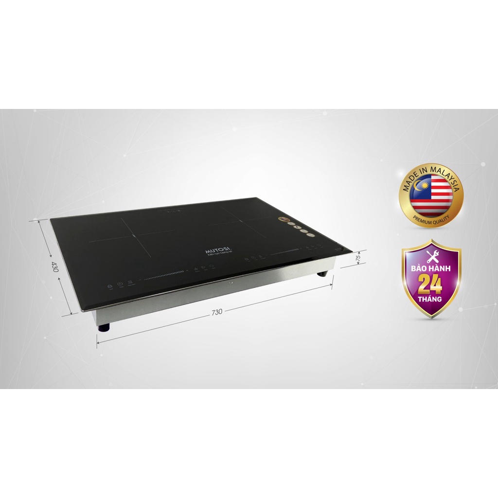 Bếp từ đôi MUTOSI MI-95D